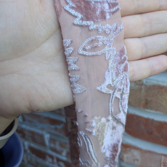 Baltic Born | Uma Velvet Maxi Pink Floral Dress - Picture 8 of 11